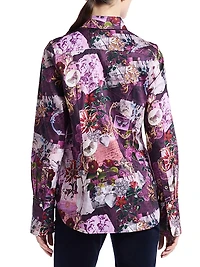 Priscilla Collage-Inspired Print Shirt