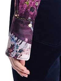 Priscilla Collage-Inspired Print Shirt