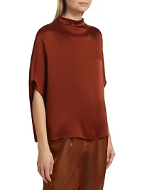 Satin Cape T-Shirt