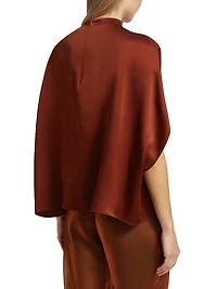 Satin Cape T-Shirt