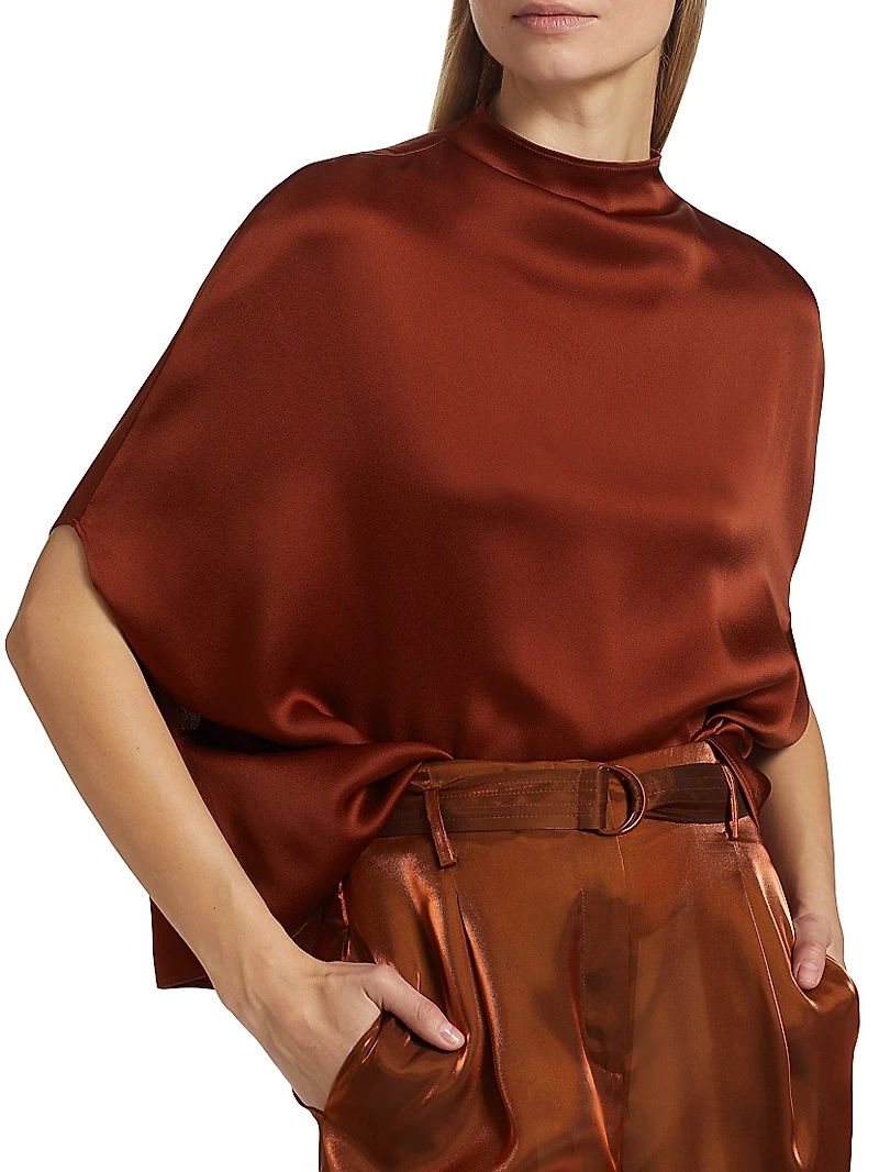Satin Cape T-Shirt