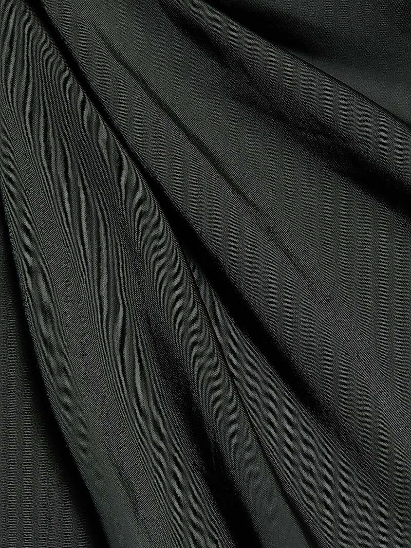 Satin Ruched Column Gown