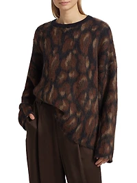 Leopard Jacquard Sweater