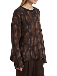 Leopard Jacquard Sweater