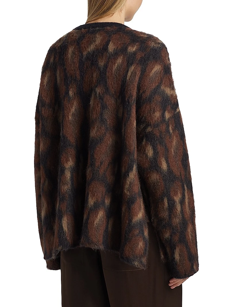 Leopard Jacquard Sweater