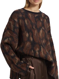 Leopard Jacquard Sweater