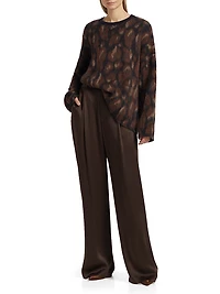 Leopard Jacquard Sweater