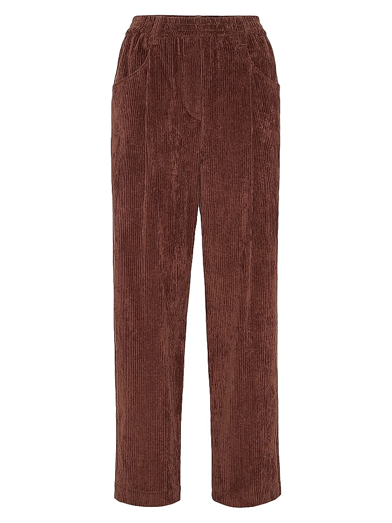 Comfort Cotton Corduroy Baggy Trousers