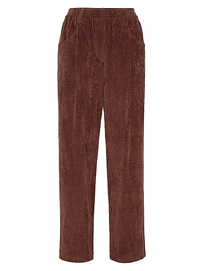 Comfort Cotton Corduroy Baggy Trousers