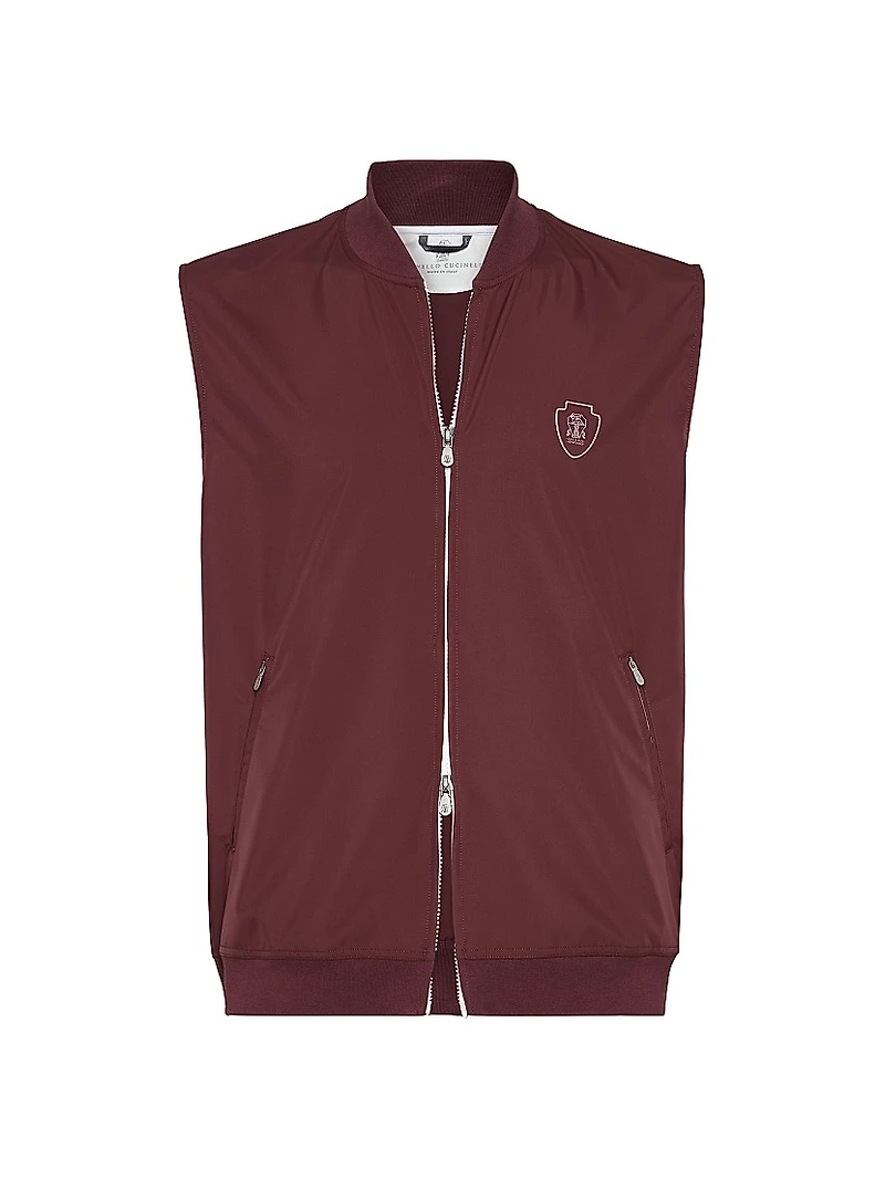 Nylon Vest with Logo
