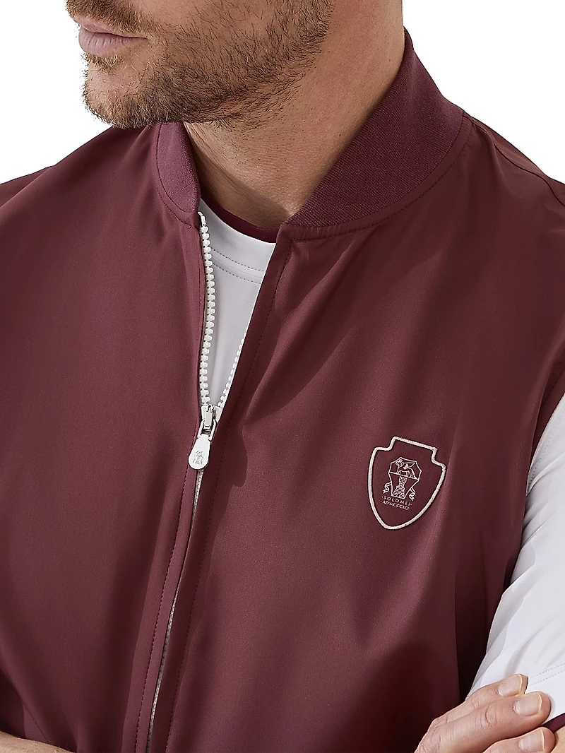 Nylon Vest with Logo
