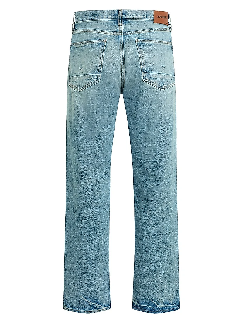 Rylan Washed Straight-Leg Jeans