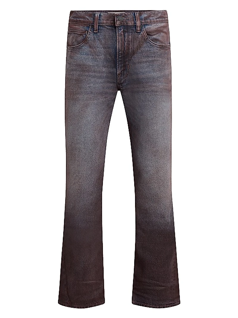 Walker Coated Flared Jeans