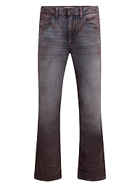 Walker Coated Flared Jeans