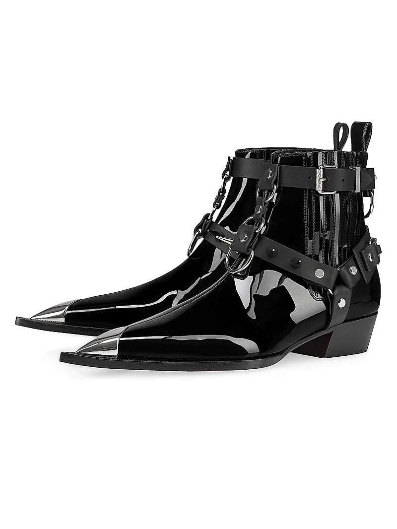 Chesteviss Patent Leather Boots