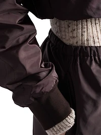 Reversible Cotton Jersey and Re-Nylon Hoodie