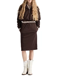 Reversible Cotton Jersey and Re-Nylon Hoodie