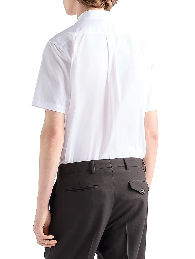 Short-Sleeve Cotton Shirt