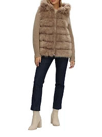 Select Cashmere Goat Parka with Loro Piana Sleeves and Back