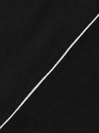 Contrast Seam Wool T-Shirt