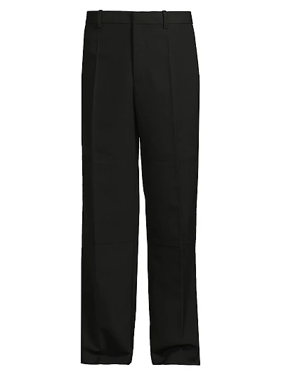 Carpenter Wool Wide-Leg Trousers