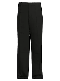 Carpenter Wool Wide-Leg Trousers