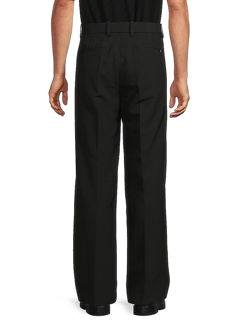 Carpenter Wool Wide-Leg Trousers