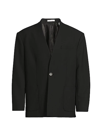 Shawl Driver Wool Blazer