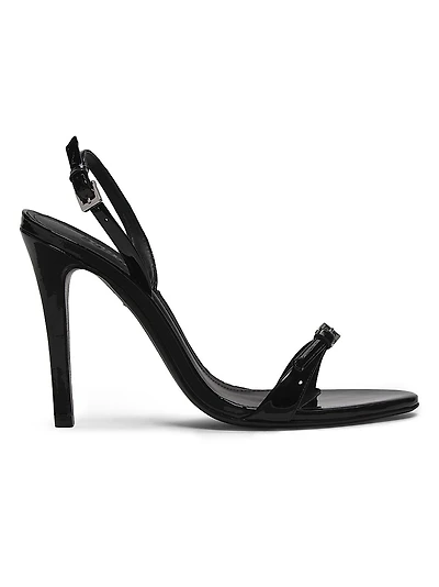 Aurora 105MM Leather Stiletto-Heel Sandals