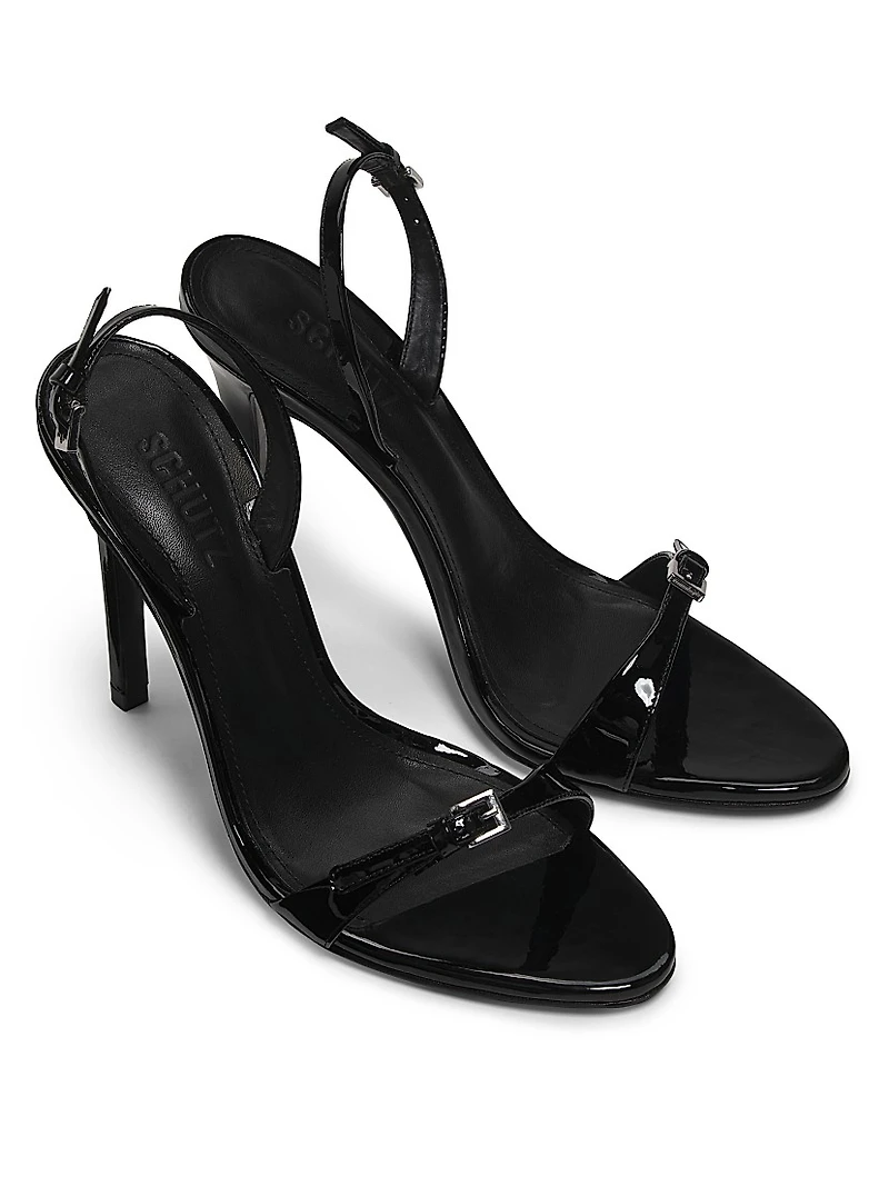Aurora 105MM Leather Stiletto-Heel Sandals