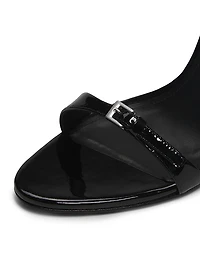 Aurora 105MM Leather Stiletto-Heel Sandals