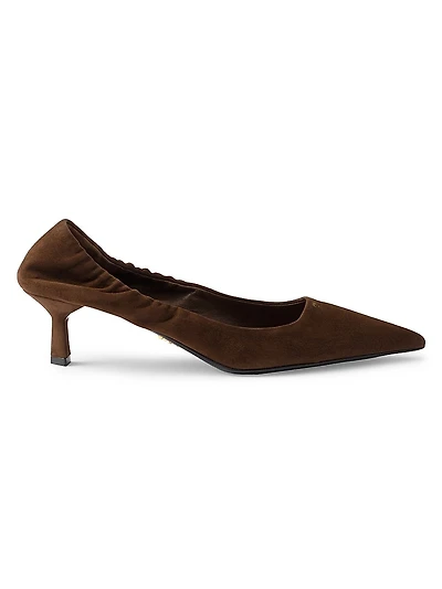 Suede Pumps