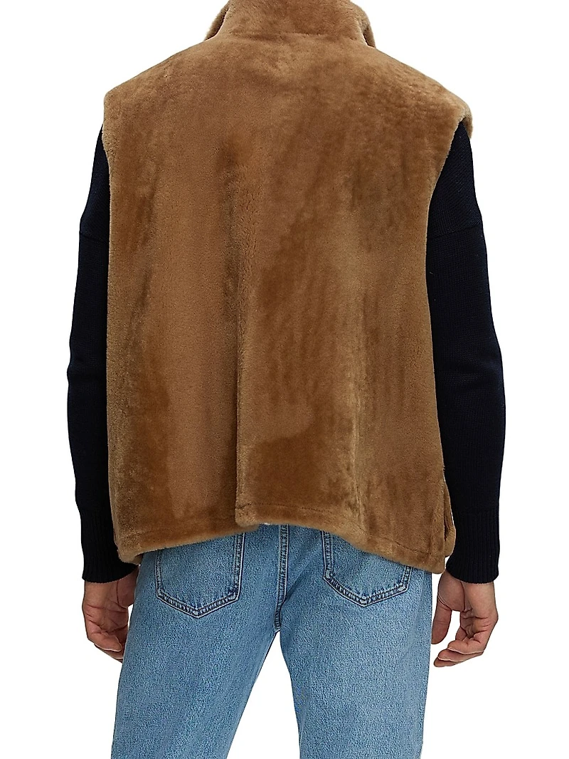 Select Sheared Shearling Vest