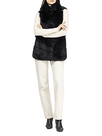 Reversible Merinillo Shearling Lamb Vest