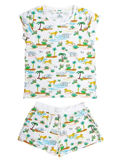 Women's Trunks Up Jersey Short Pajama Set