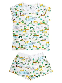 Women's Trunks Up Jersey Short Pajama Set