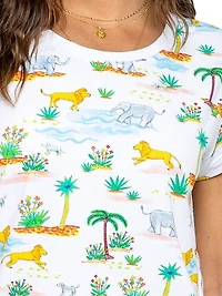 Women's Trunks Up Jersey Short Pajama Set