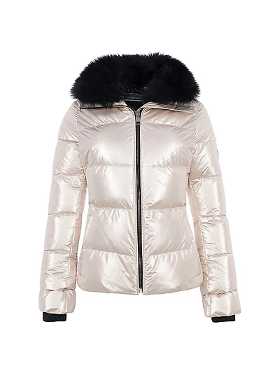 Apres-ski Jacket with Detachable Toscana Lamb Collar