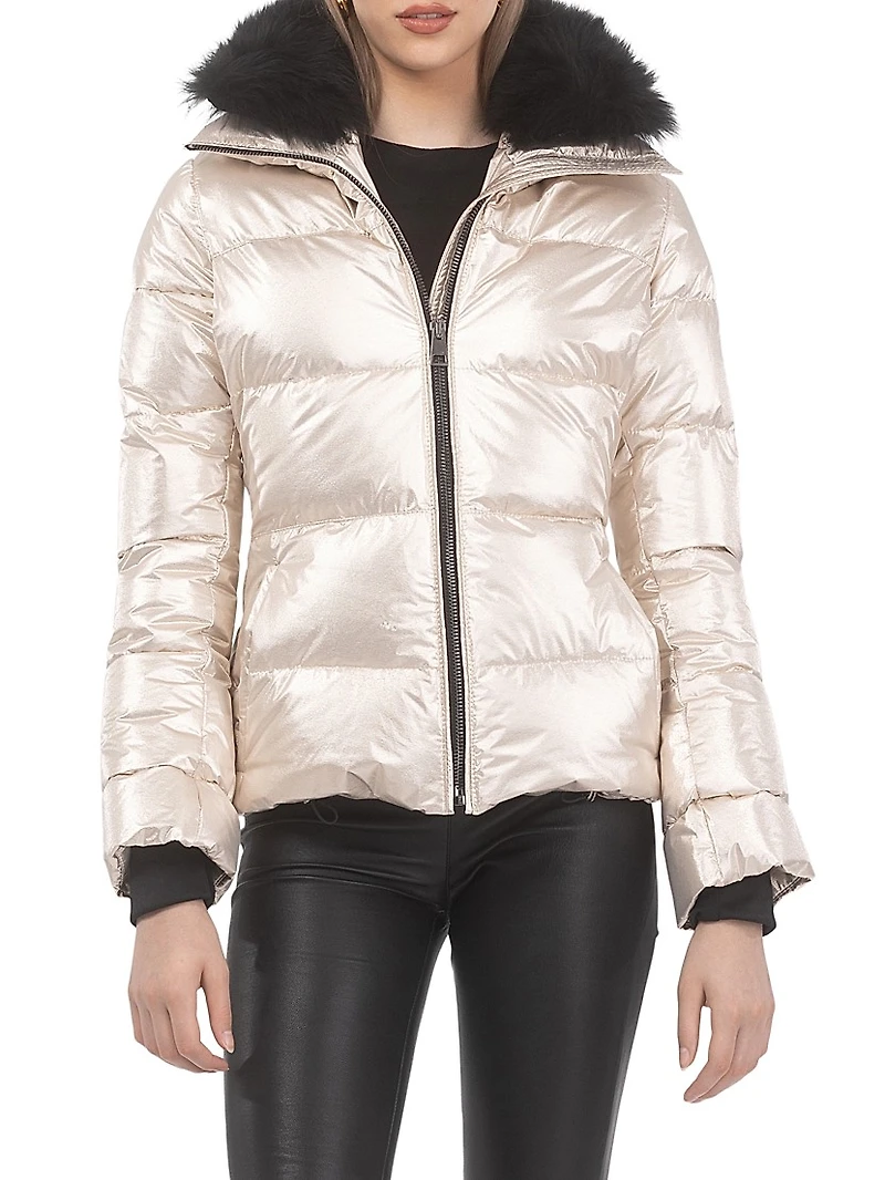 Apres-Ski Jacket with Detachable Toscana Lamb Collar