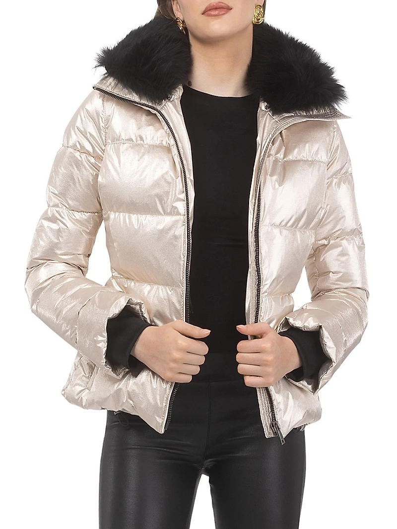 Apres-Ski Jacket with Detachable Toscana Lamb Collar