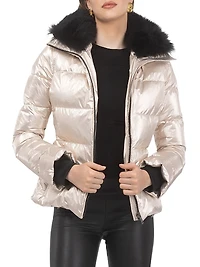 Apres-Ski Jacket with Detachable Toscana Lamb Collar