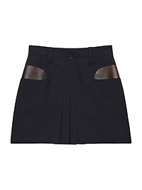 Kid Mohair Mini Skirt