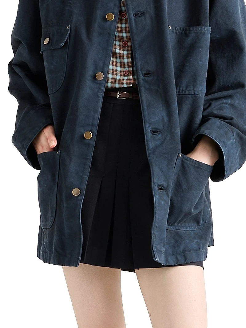 Kid Mohair Mini Skirt