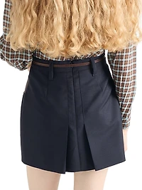 Kid Mohair Mini Skirt