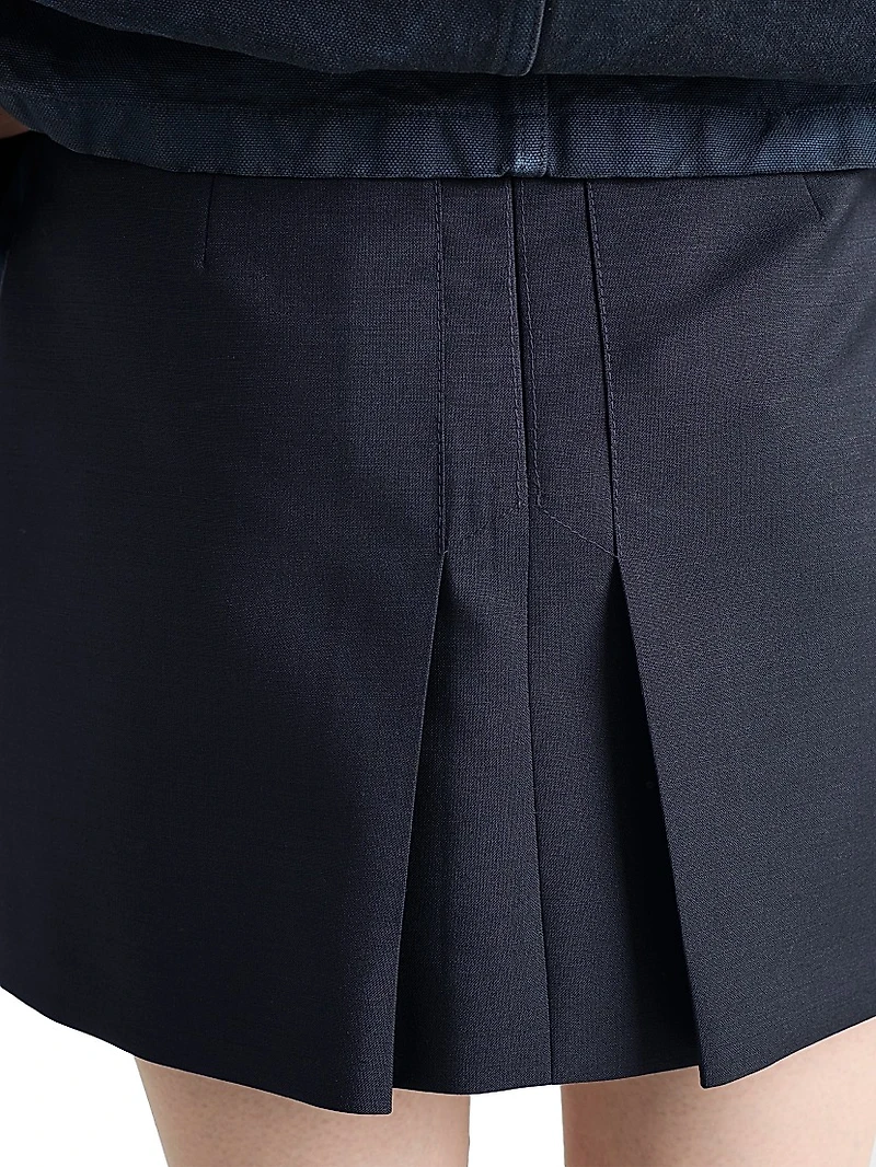 Kid Mohair Mini Skirt