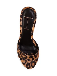 Freddie 65MM Leopard Sandals