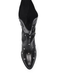 Lolya 90MM Embellished Leather Boots