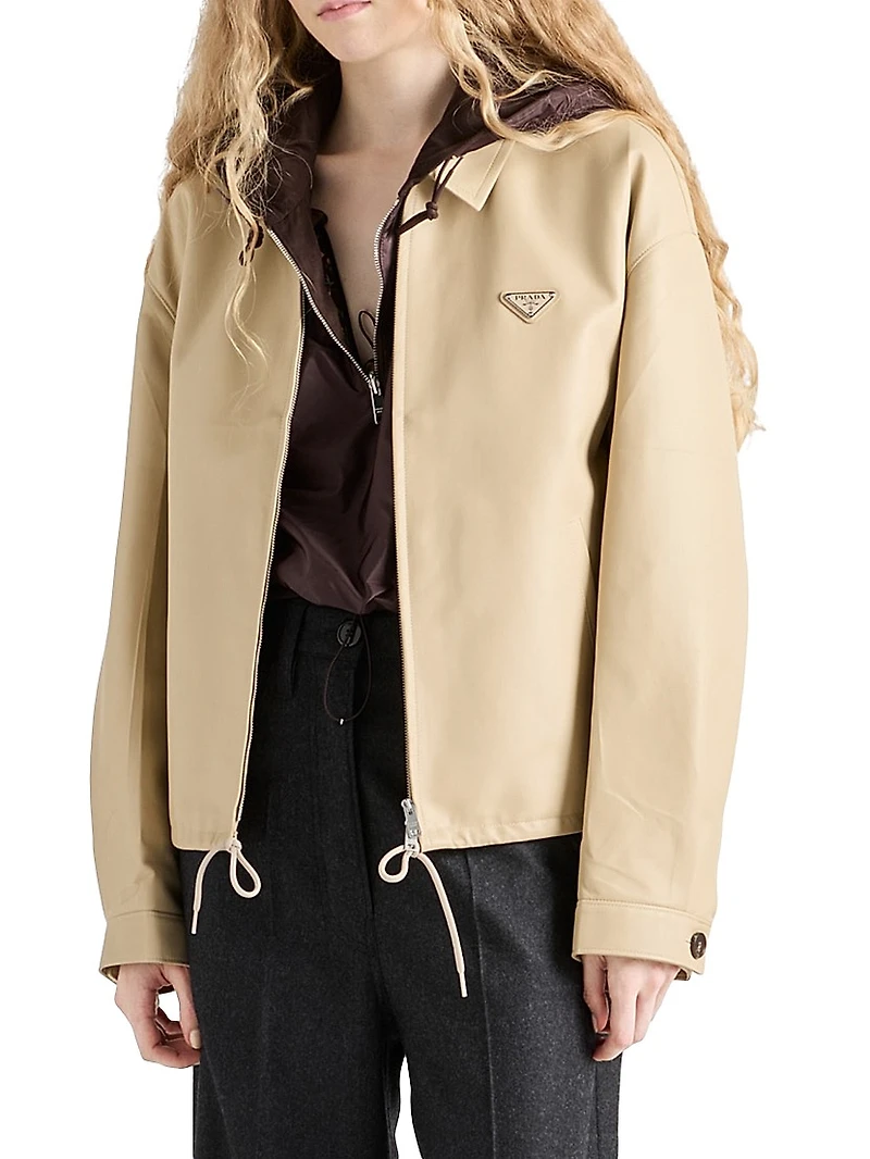 Nappa Leather Blouson Jacket