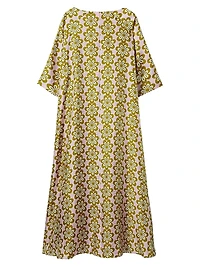 Muumuu Dress Round Neck