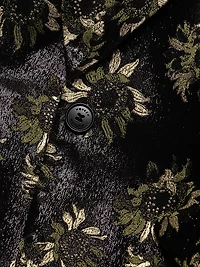 Lacquered Sunflower Jacquard Blazer